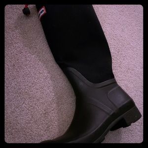 Hunter boots - Fabric top - size 37